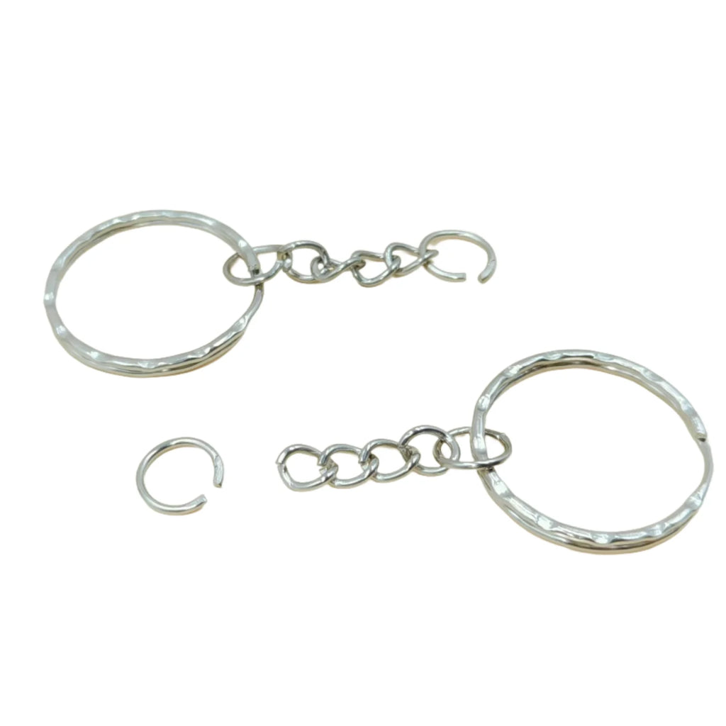 25mm*50pcs Flat Ring, Metal Circular Buckle, round Ring, Smooth Dog Buckle, Embossed Circular Ring, Hanging Buckle, Hook Buck