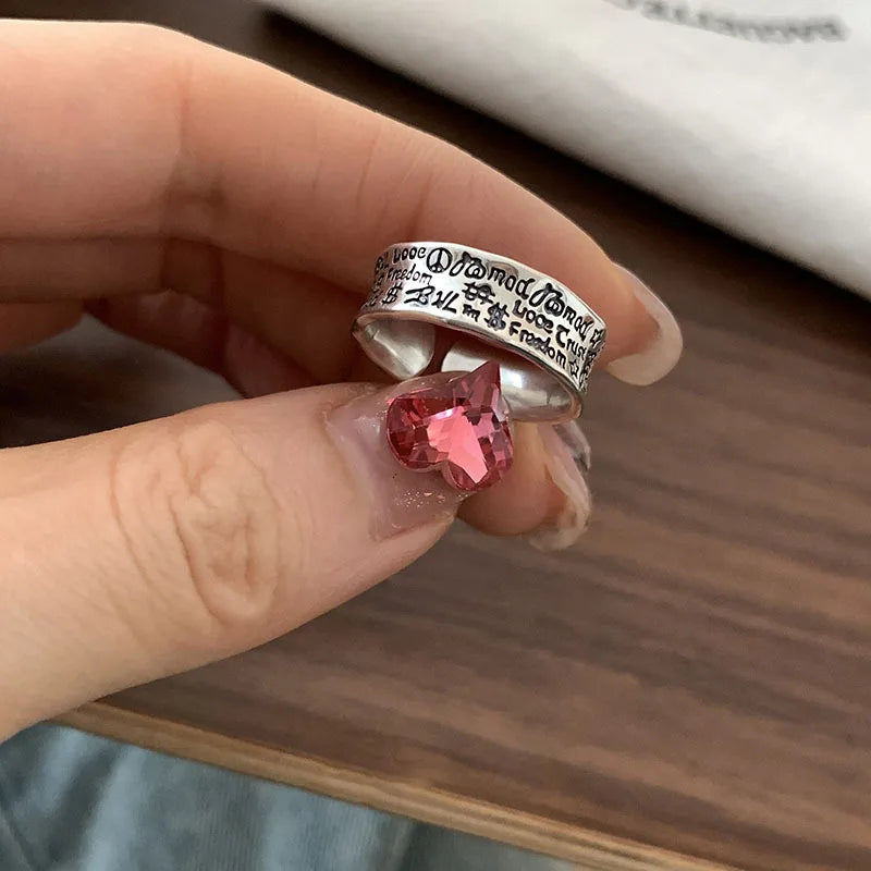 925 Sterling Silver Ring New Thick Simple Wave Thai Solid Double-layer Rings Trendy Couple Women Gift Dropship